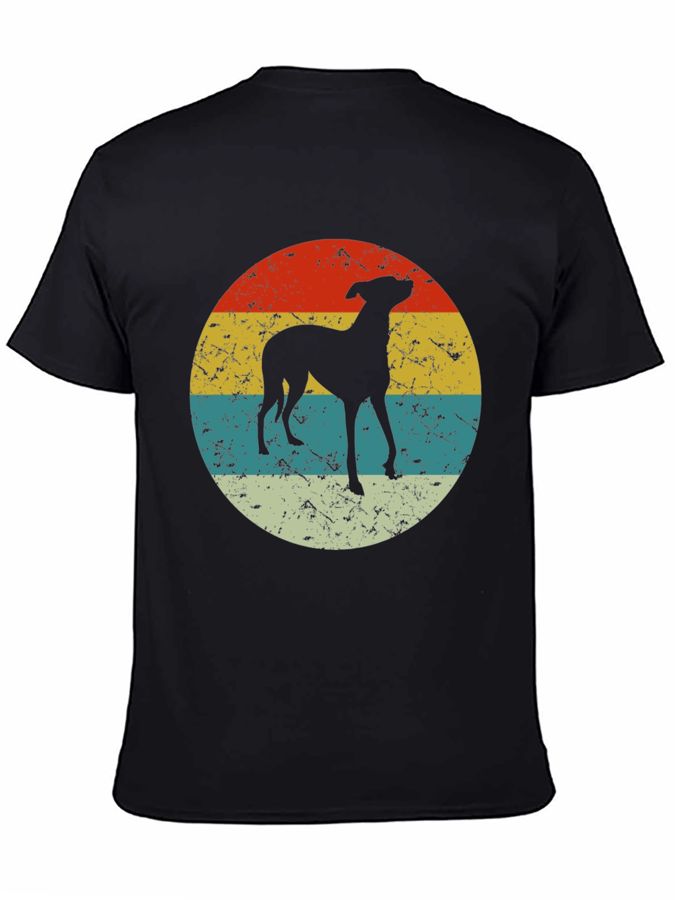 Retro Dog Silhouette Graphic Tee