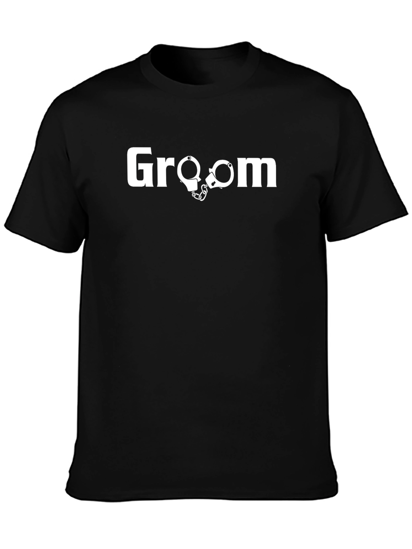 Groom Handcuff Graphic T-Shirt - Bachelor Party Tee