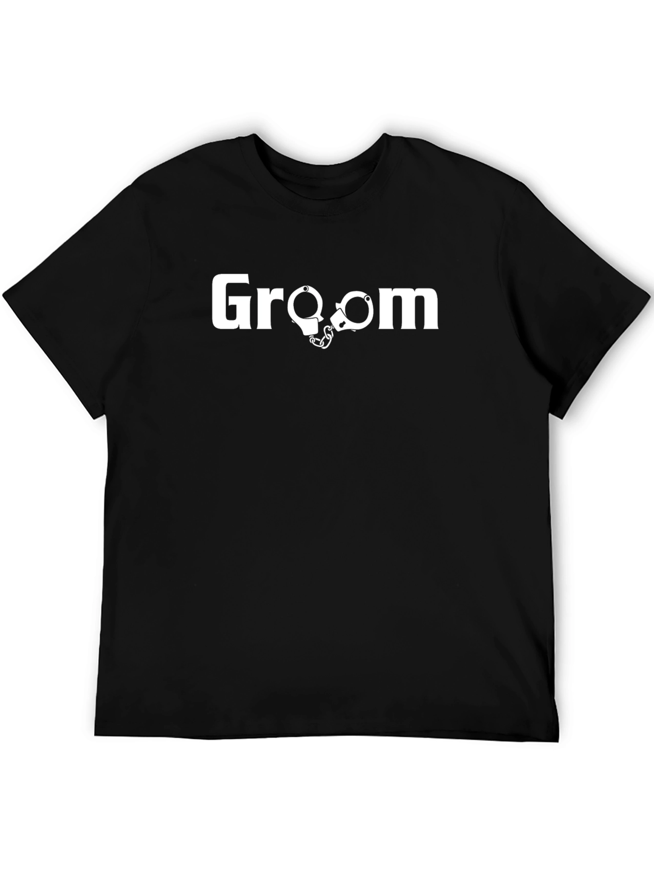 Groom Handcuff Graphic T-Shirt - Bachelor Party Tee