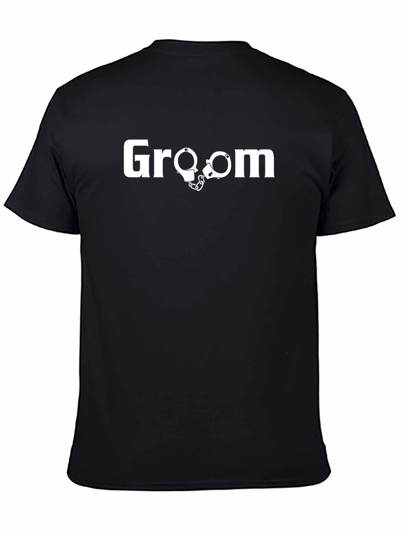 Groom Handcuff Graphic T-Shirt - Bachelor Party Tee