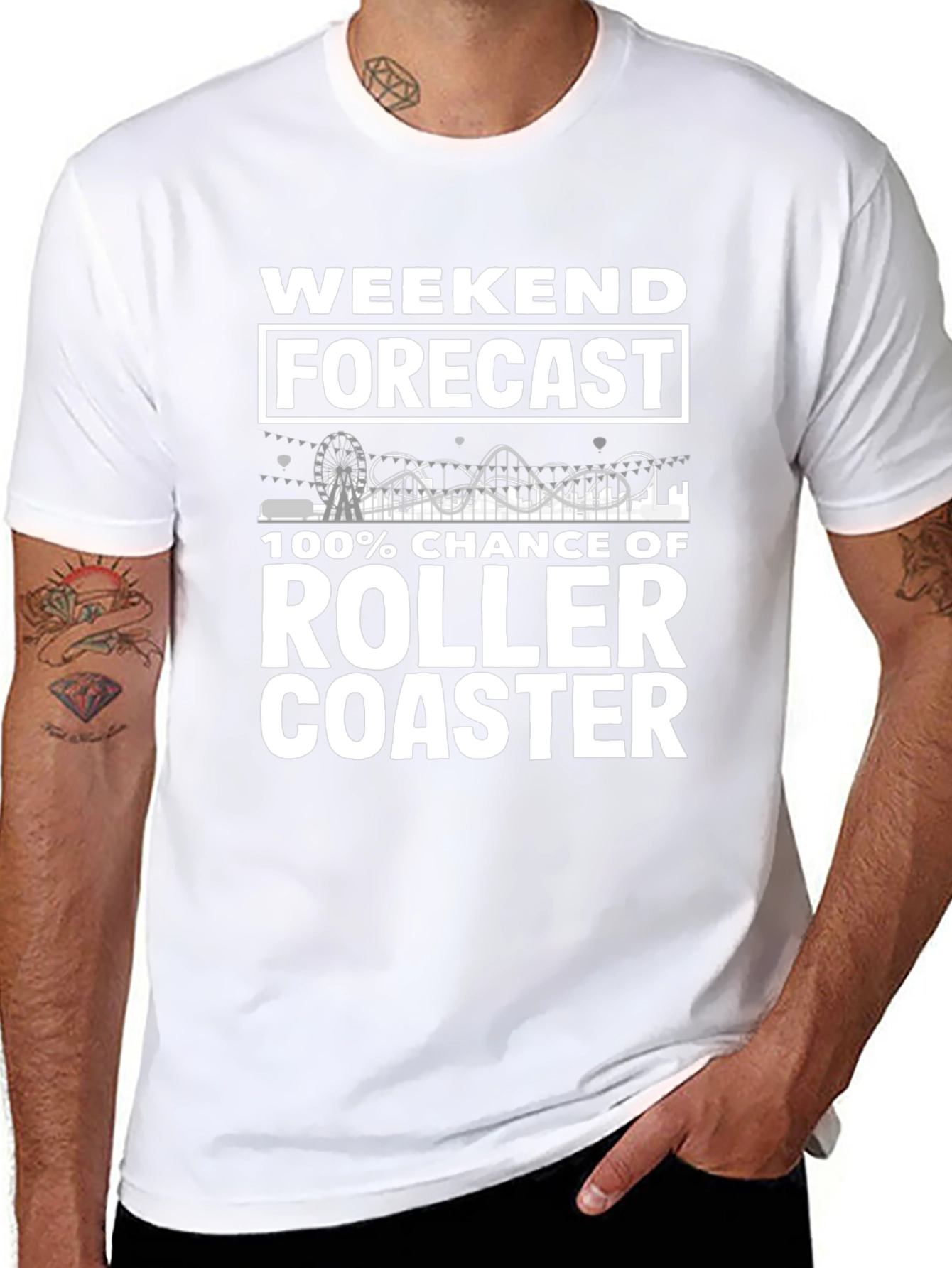 Weekend Roller Coaster T-Shirt