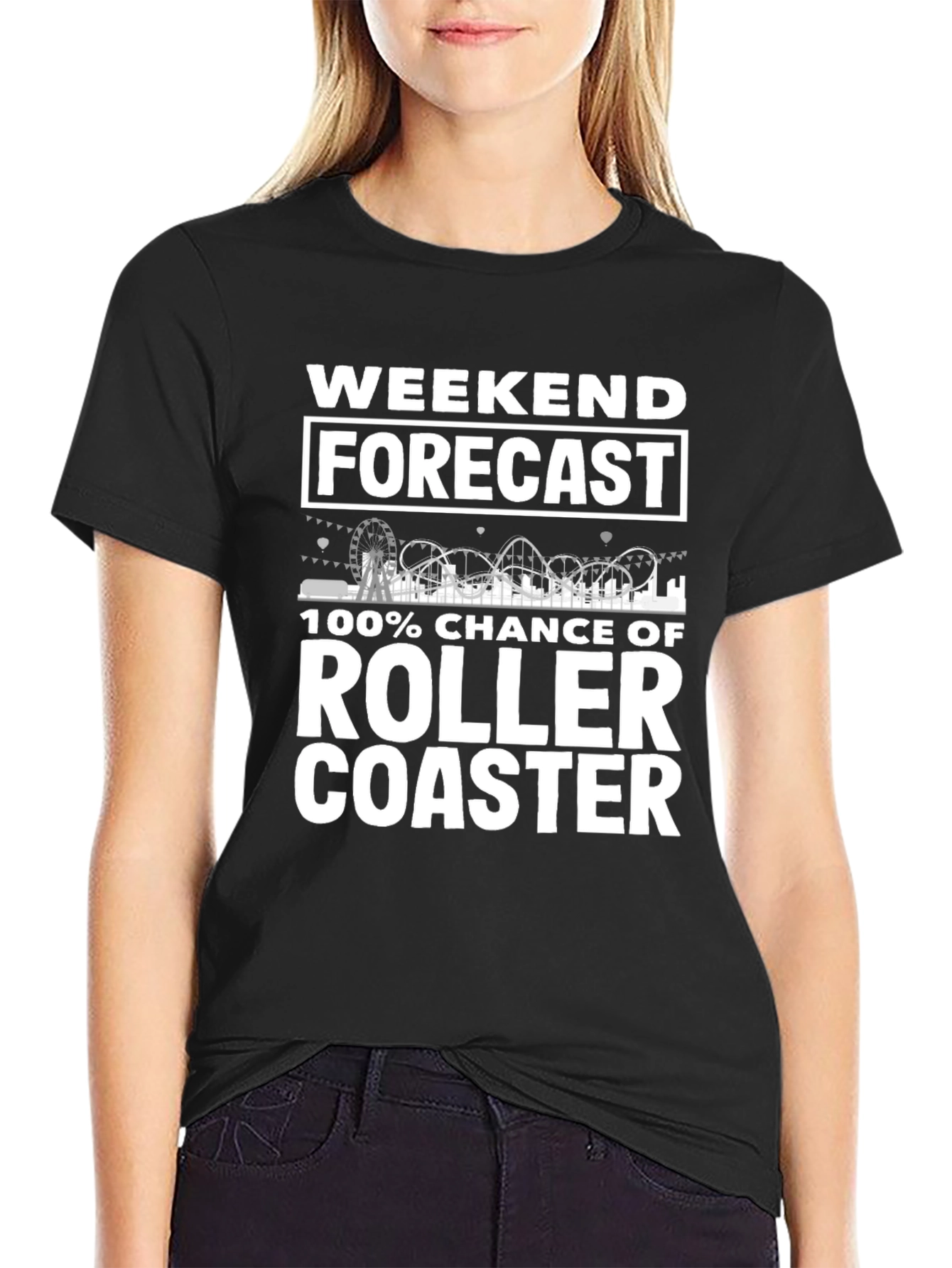 Weekend Roller Coaster T-Shirt