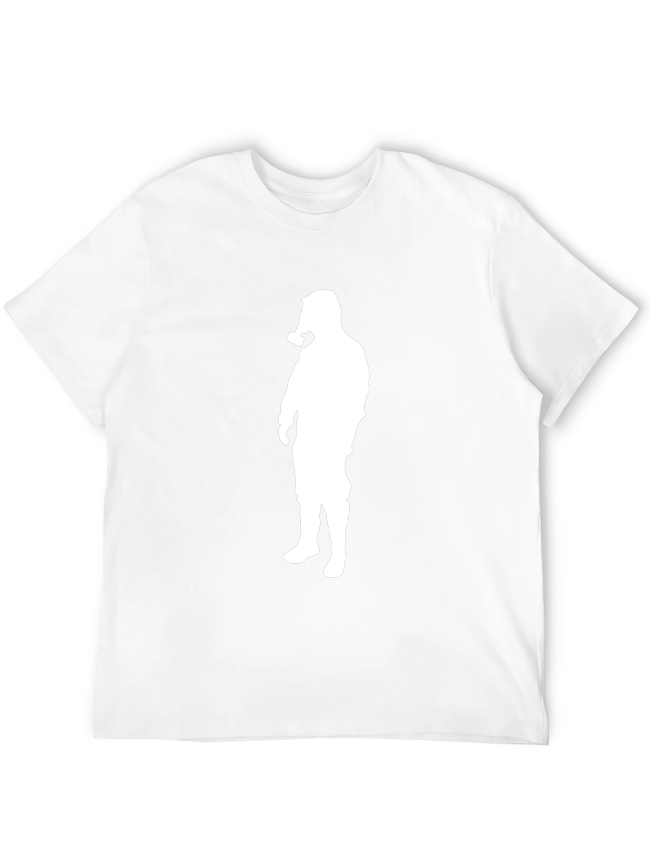 Gas Mask Silhouette Graphic Tee - Black