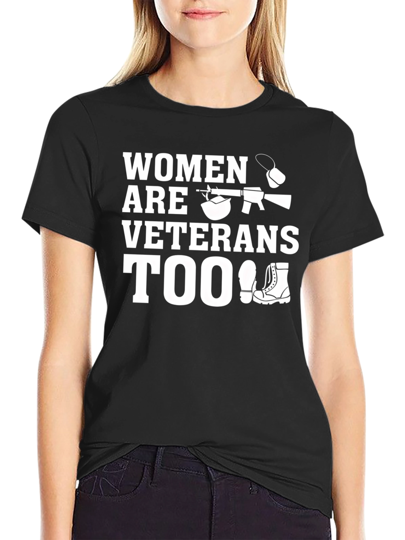 Women are Veterans Too T-Shirt