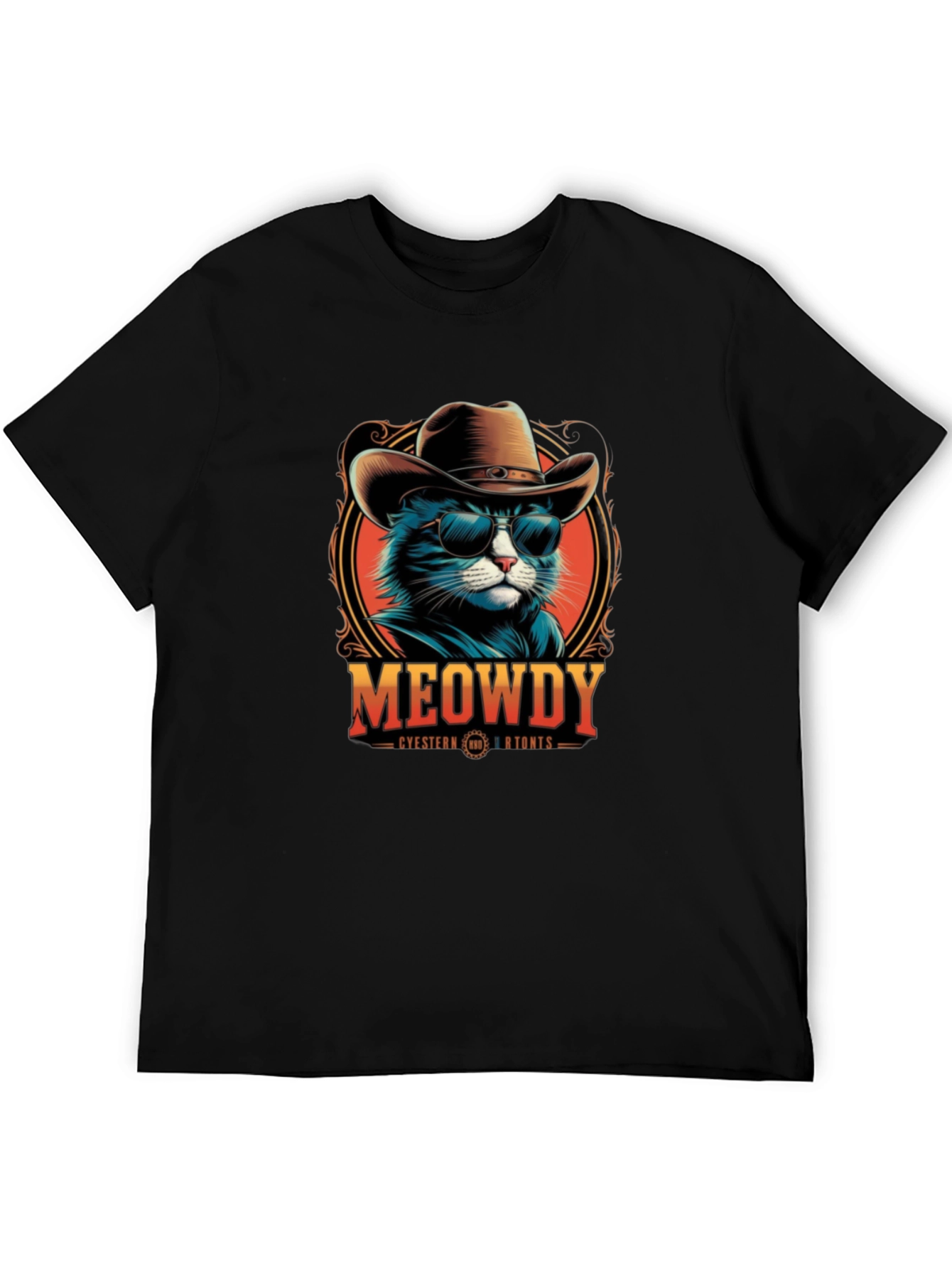 Meowdy Western Cat T-Shirt