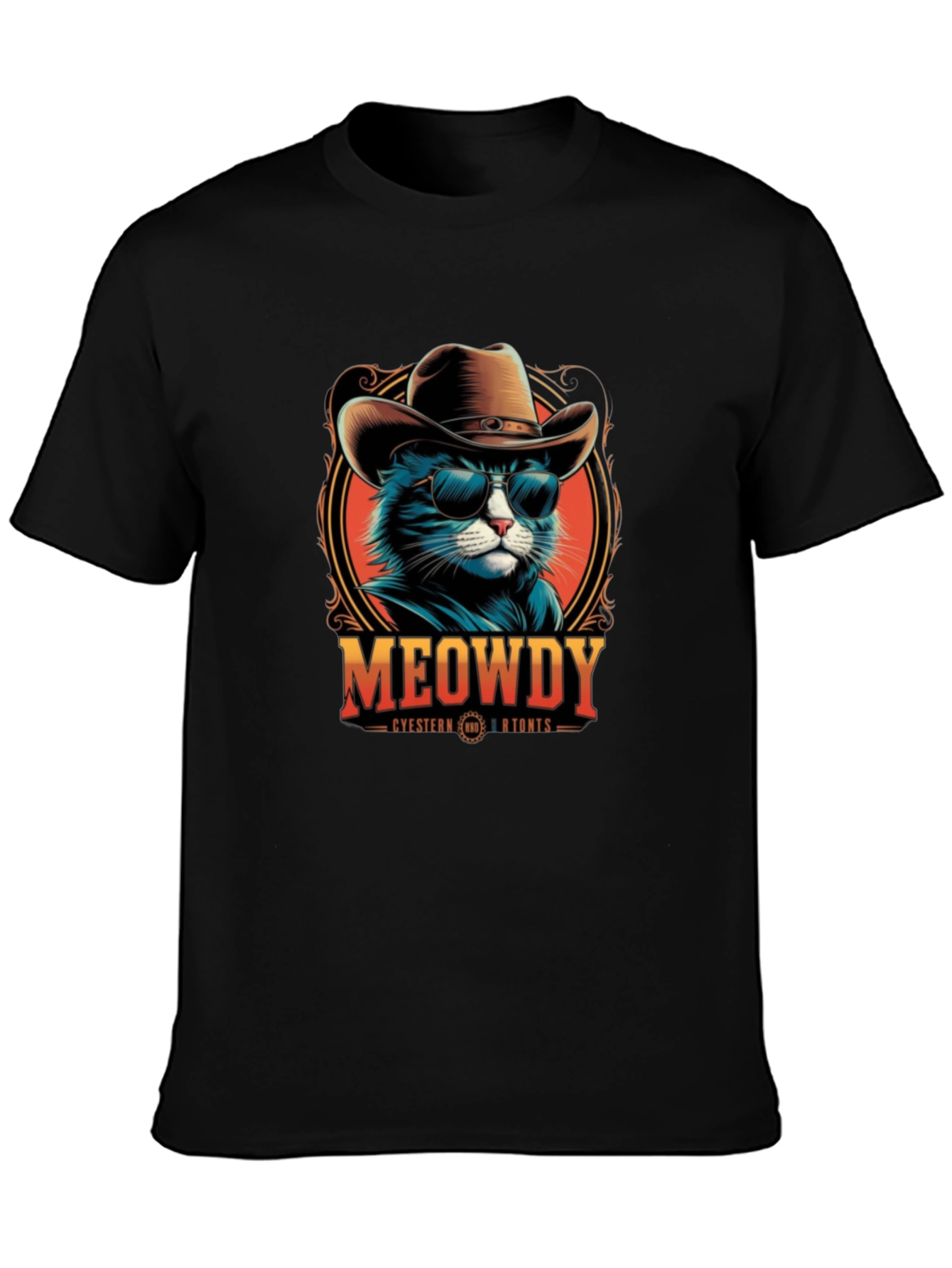 Meowdy Western Cat T-Shirt