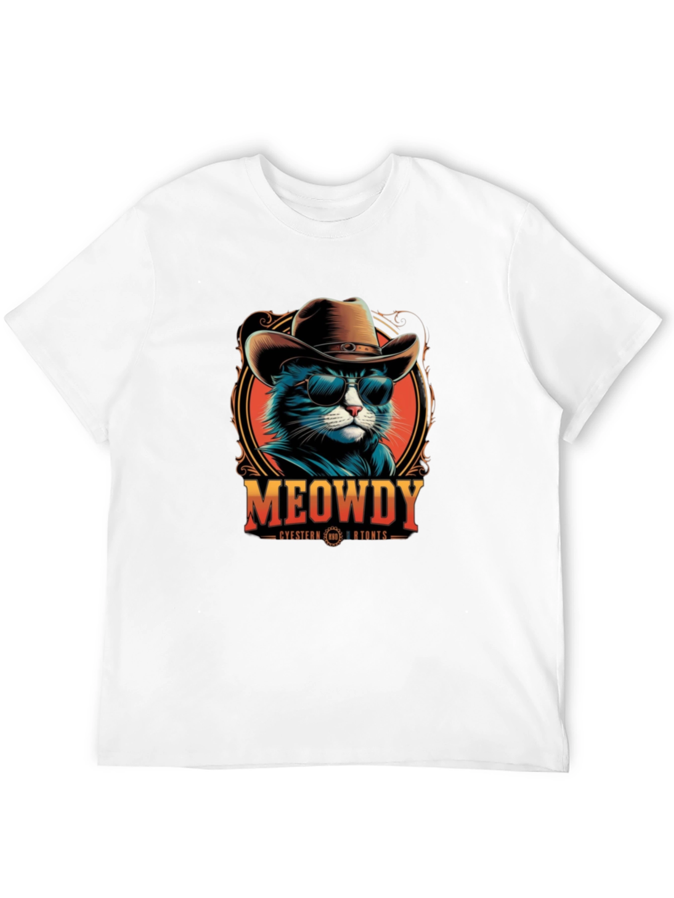 Meowdy Western Cat T-Shirt