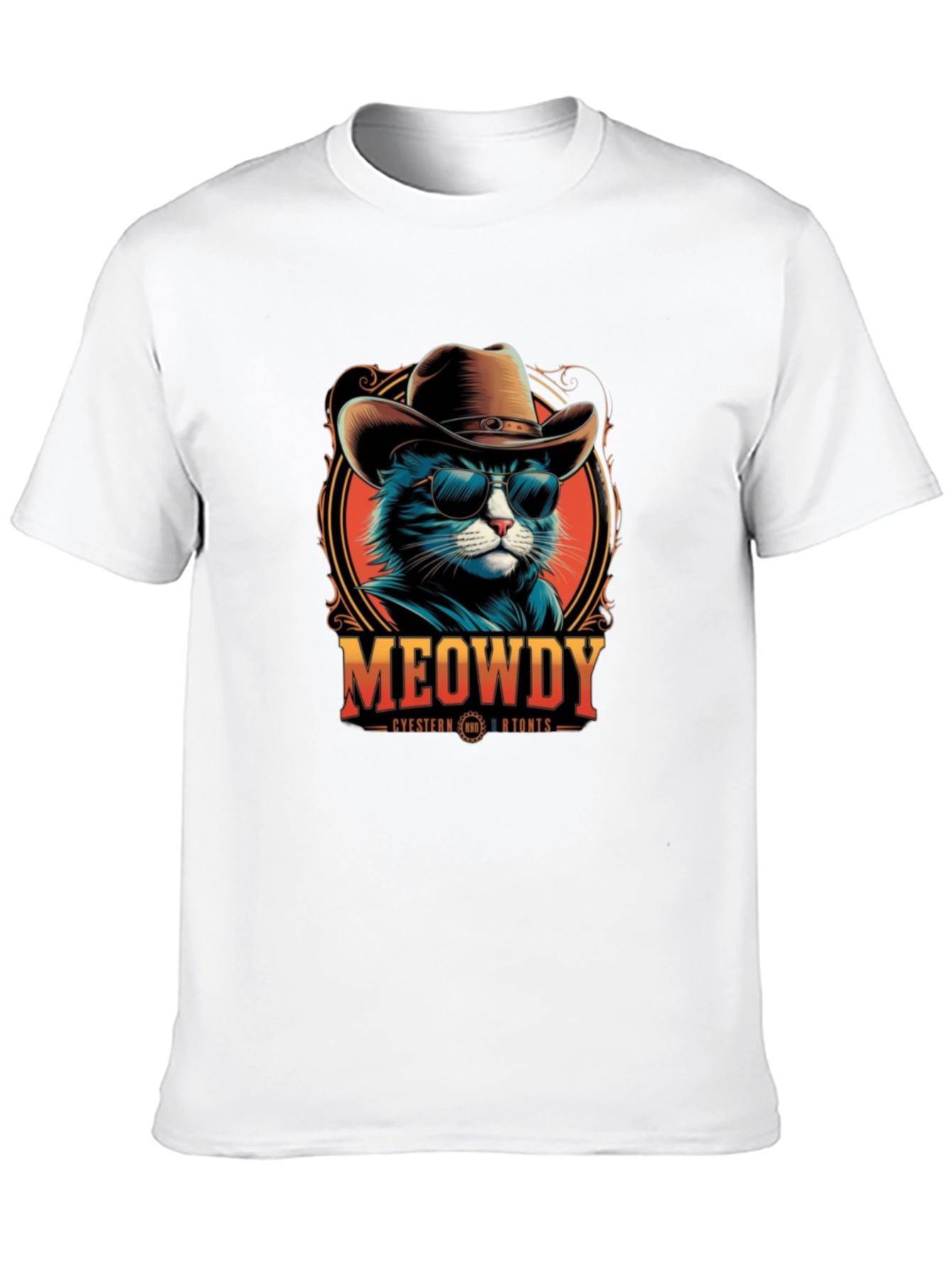Meowdy Western Cat T-Shirt