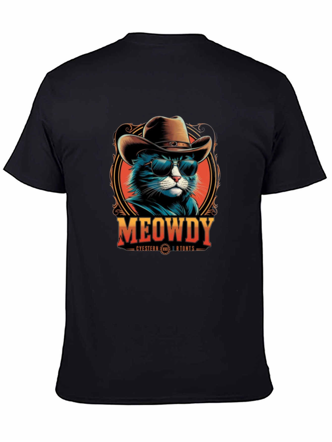 Meowdy Western Cat T-Shirt