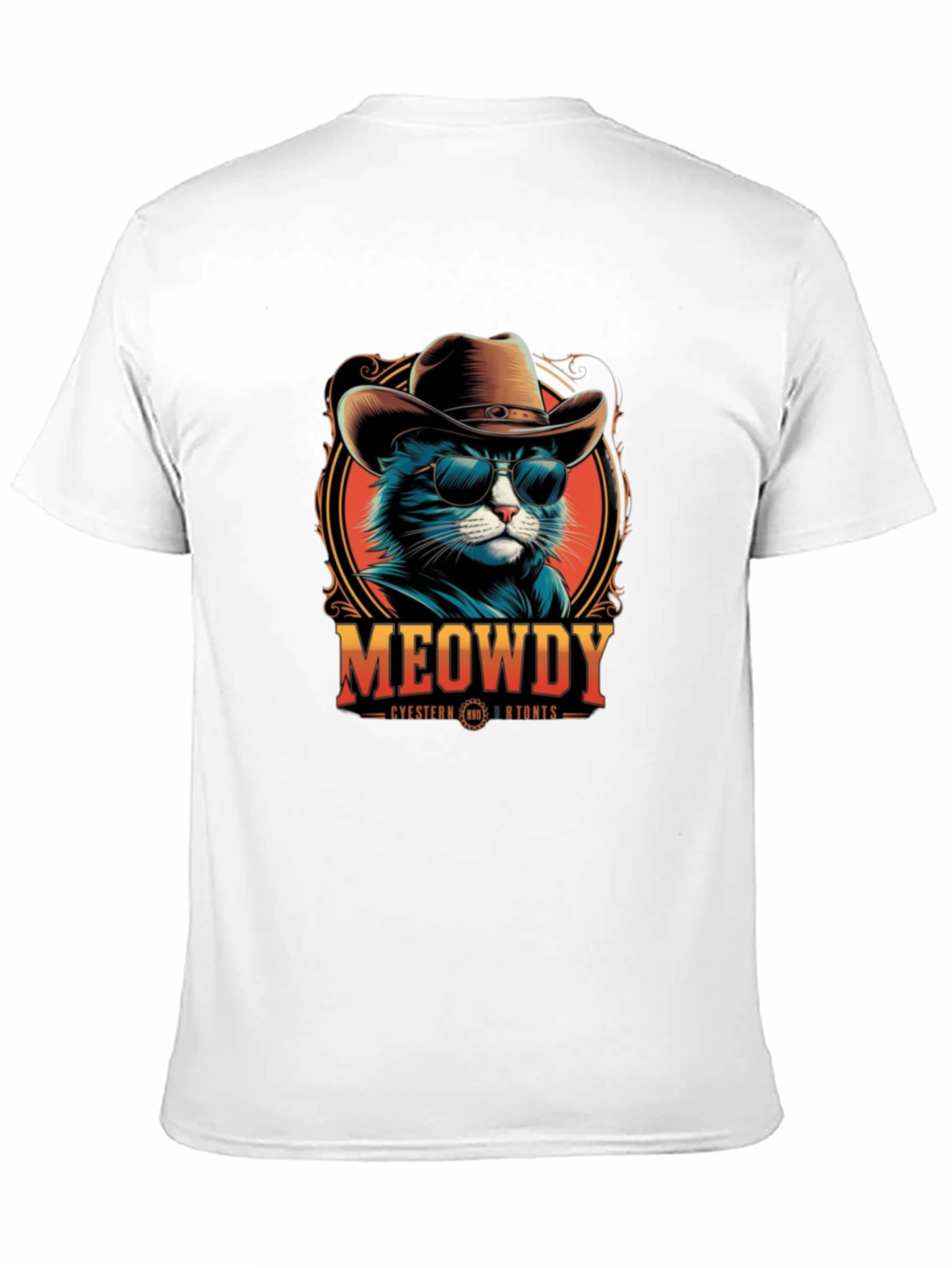 Meowdy Western Cat T-Shirt