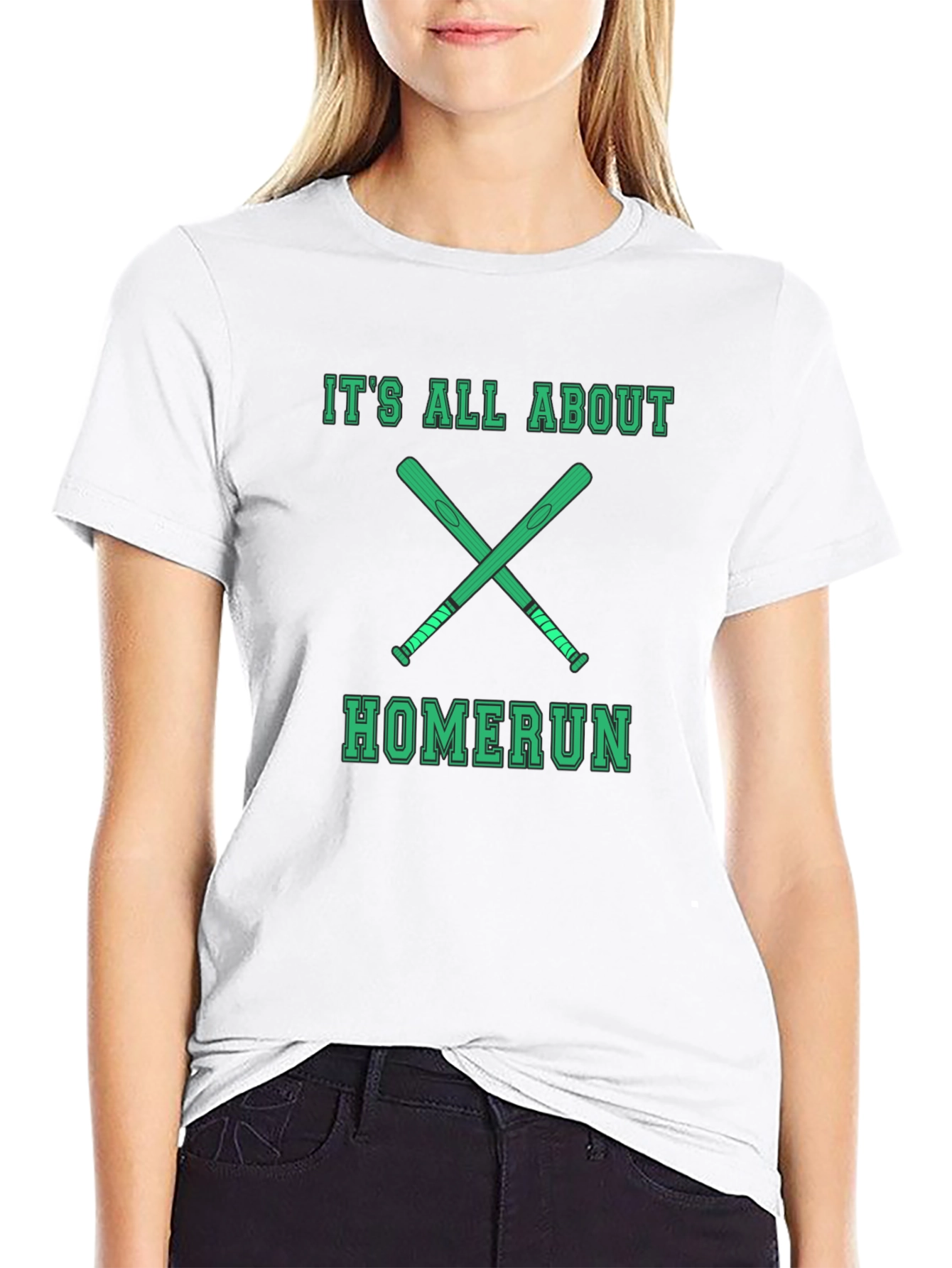 Homerun Baseball Graphic Tee - Mens Black Shirt