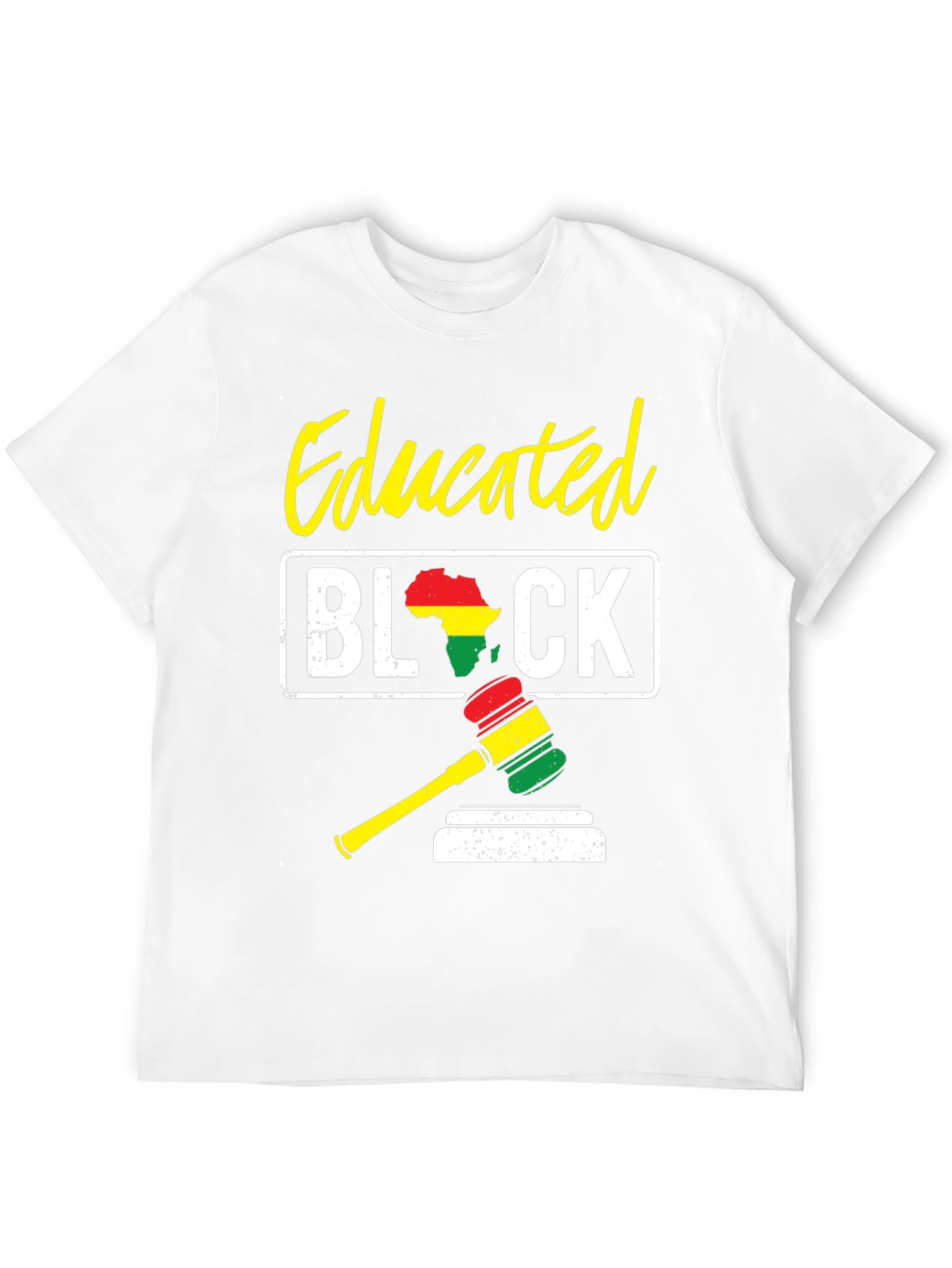 Educated Black Gavel T-Shirt