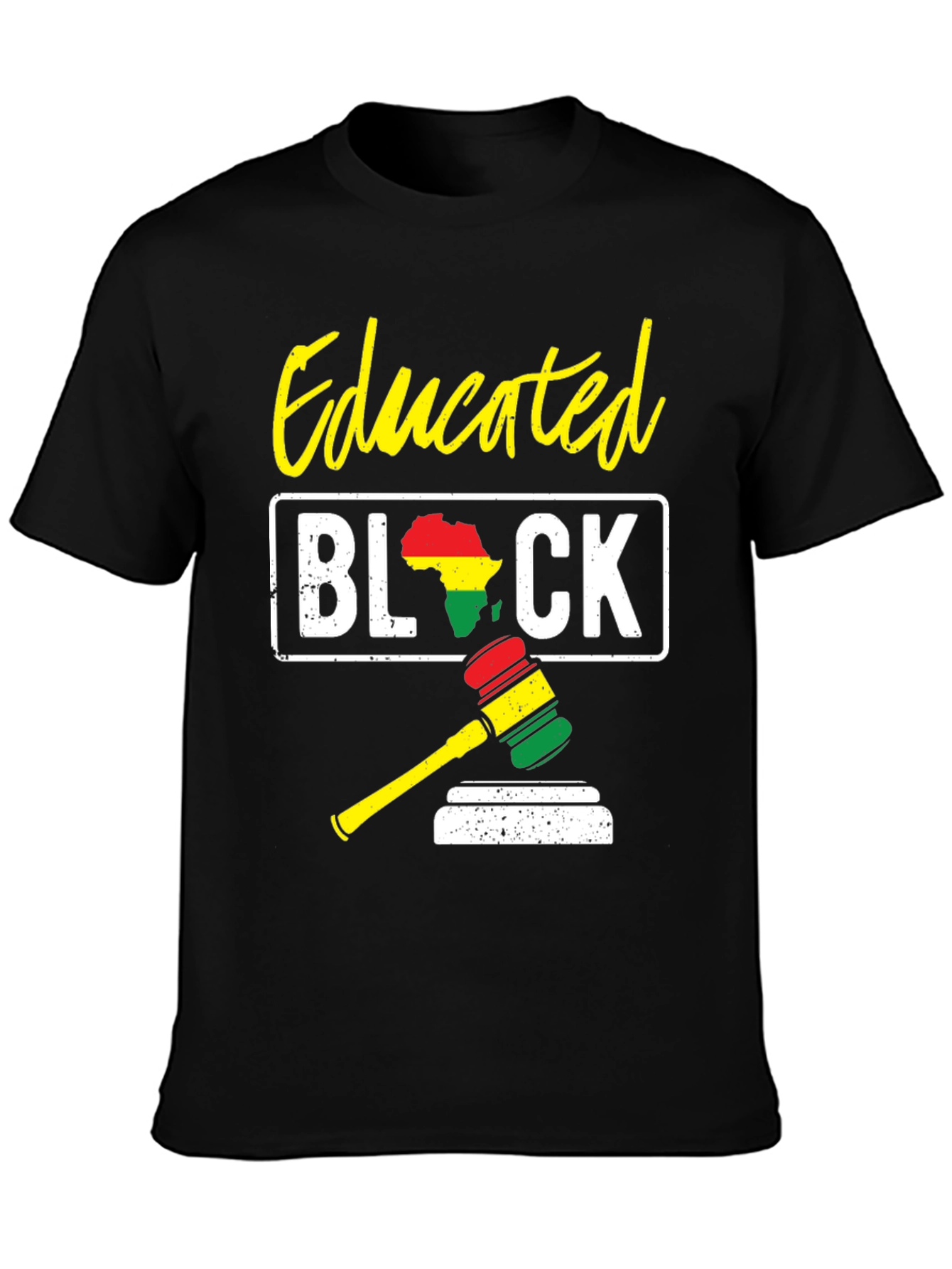 Educated Black Gavel T-Shirt