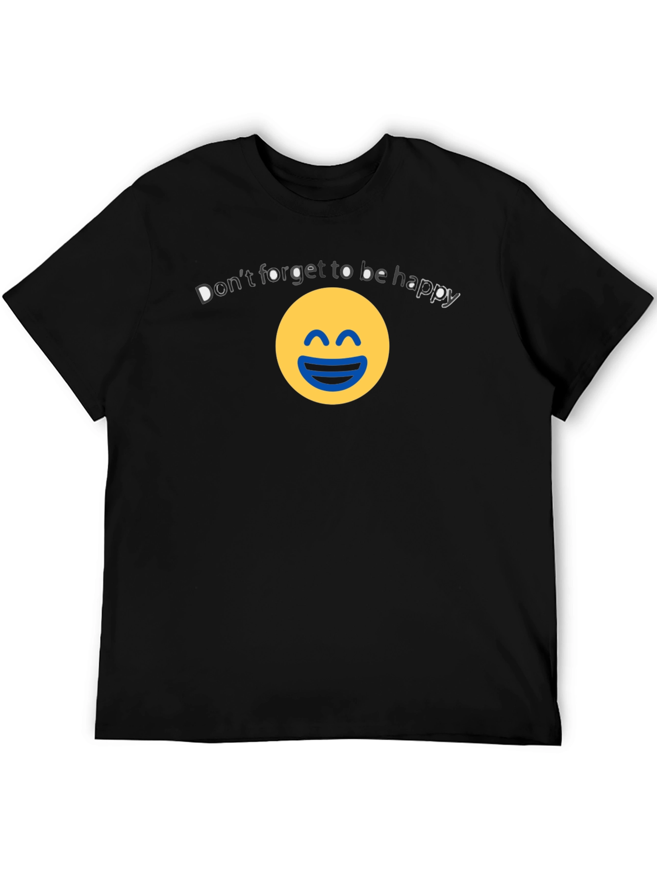Be Happy Graphic Tee - Unisex Cotton Blend