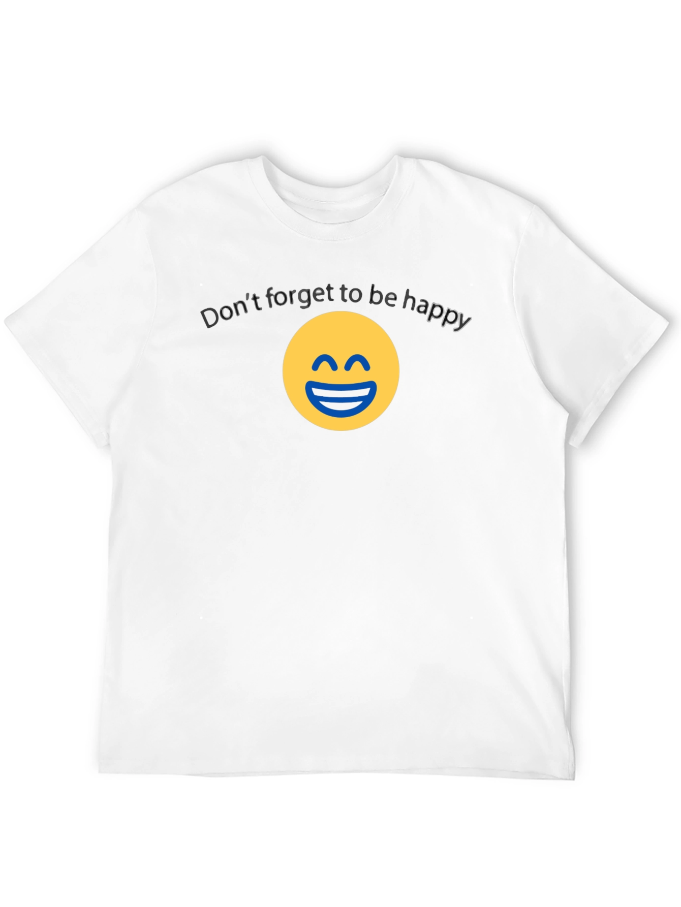 Be Happy Graphic Tee - Unisex Cotton Blend