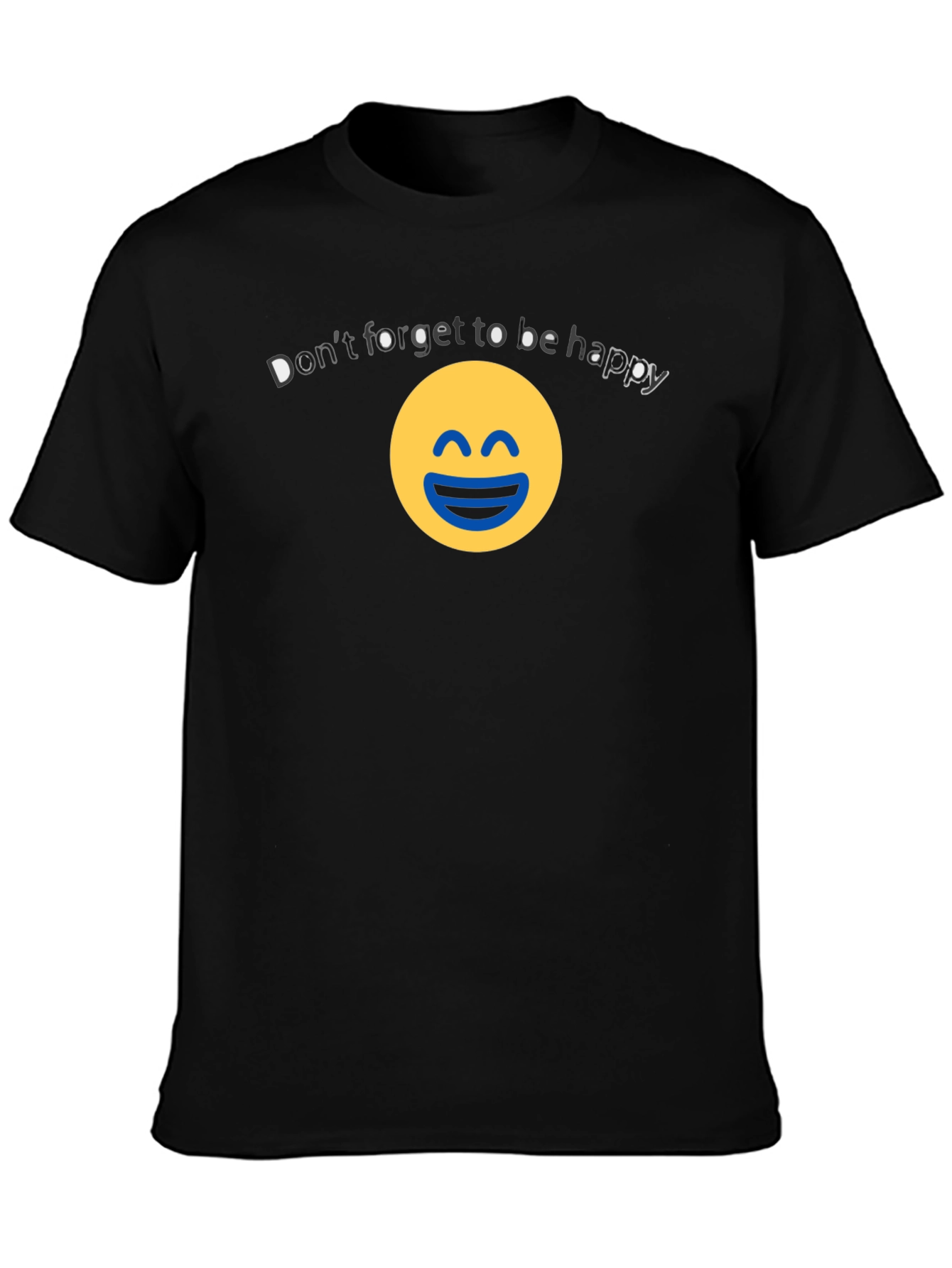 Be Happy Graphic Tee - Unisex Cotton Blend