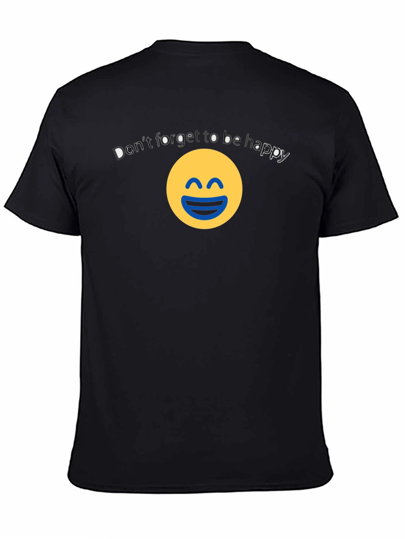 Be Happy Graphic Tee - Unisex Cotton Blend