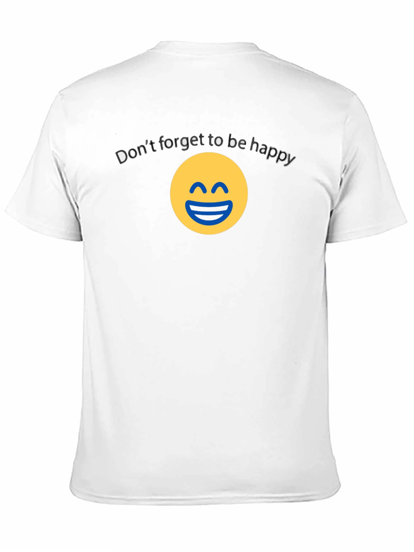 Be Happy Graphic Tee - Unisex Cotton Blend