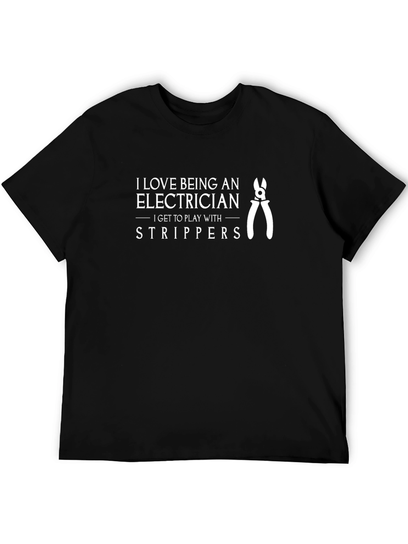 Electrician Strippers Graphic Tee - Funny Humor Gift