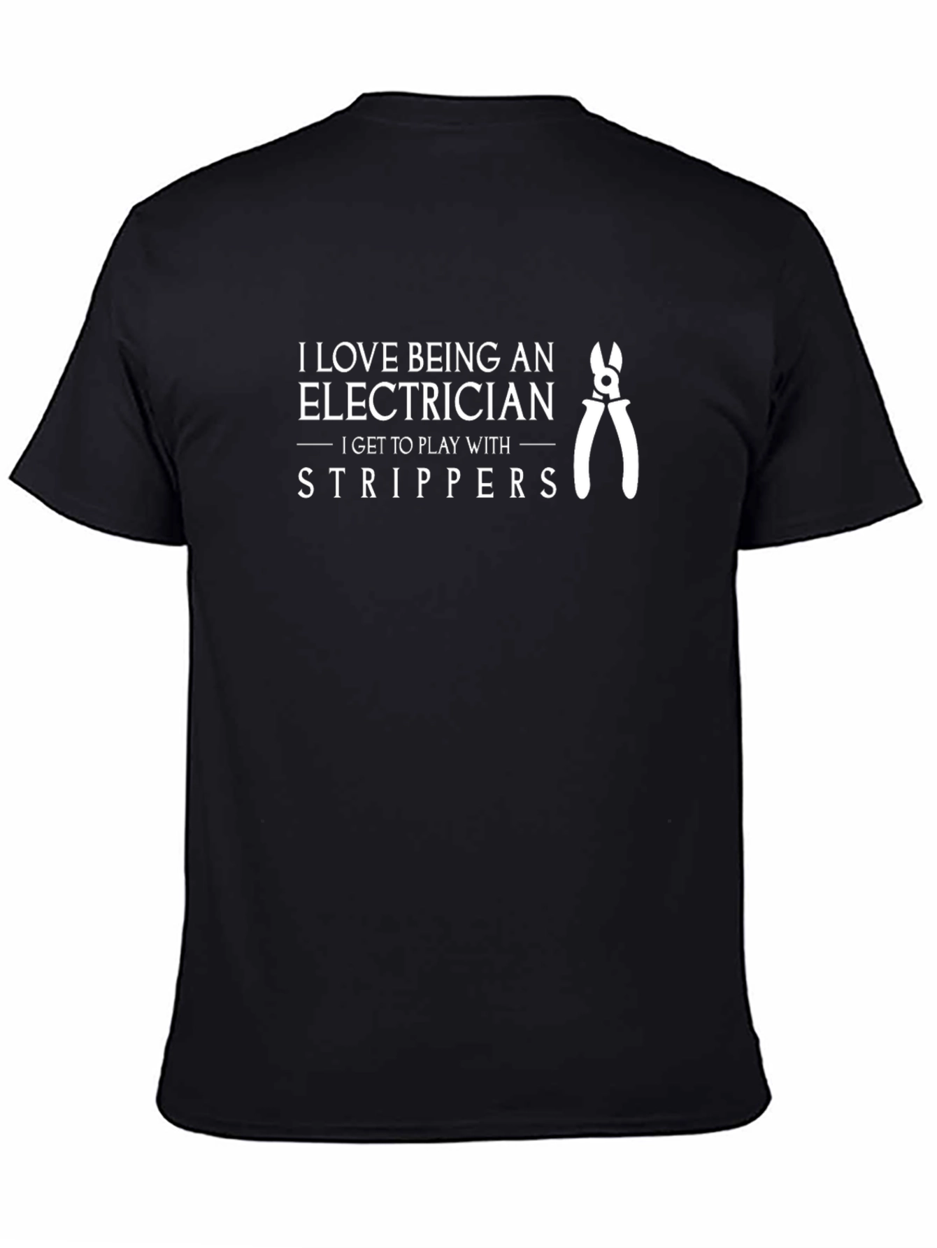 Electrician Strippers Graphic Tee - Funny Humor Gift