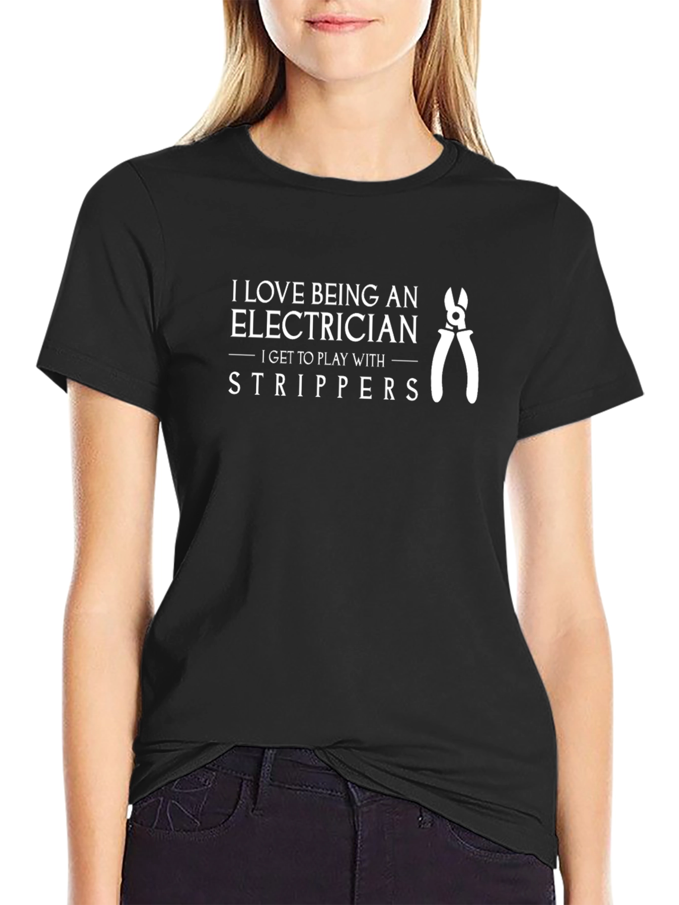Electrician Strippers Graphic Tee - Funny Humor Gift