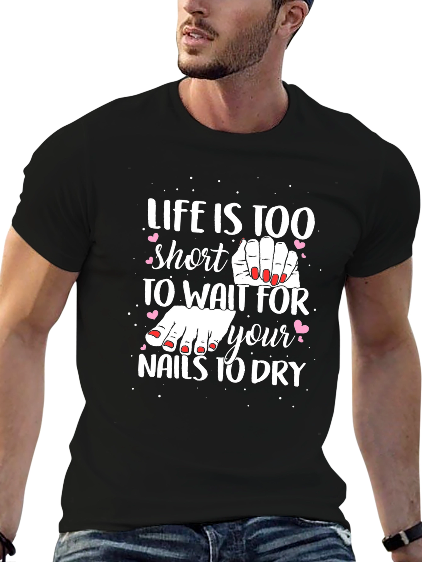 Life is Too Short Nail Polish T-Shirt