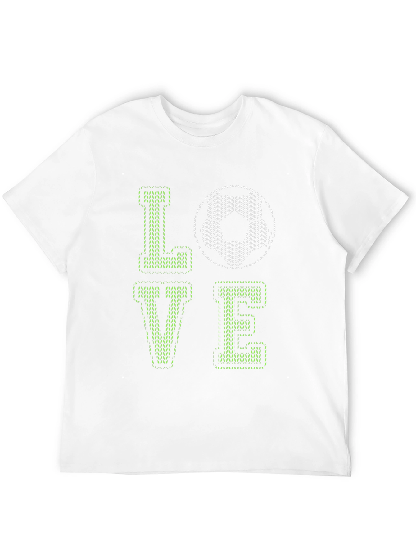 Love Soccer Graphic Black T-Shirt