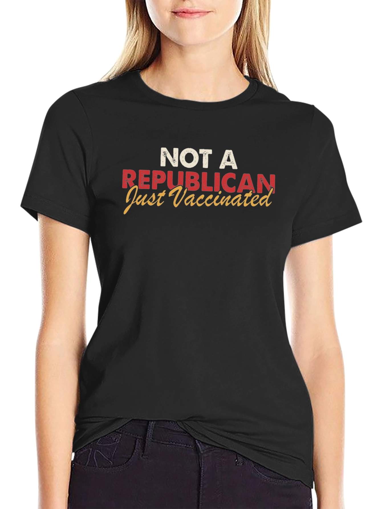 Not A Republican Just Vaccinated Graphic Tee