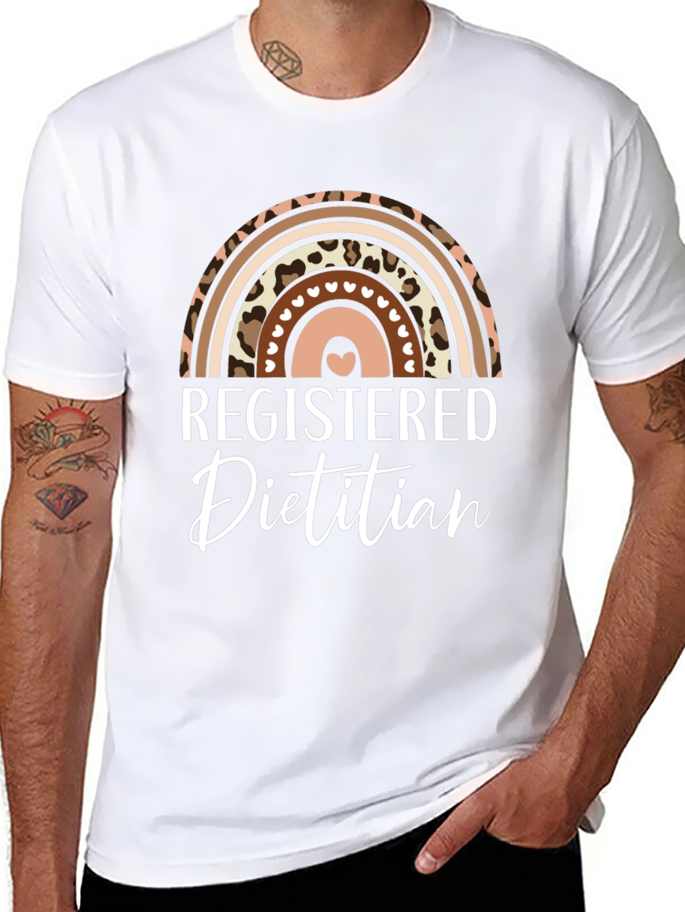 Registered Dietitian Rainbow T-Shirt