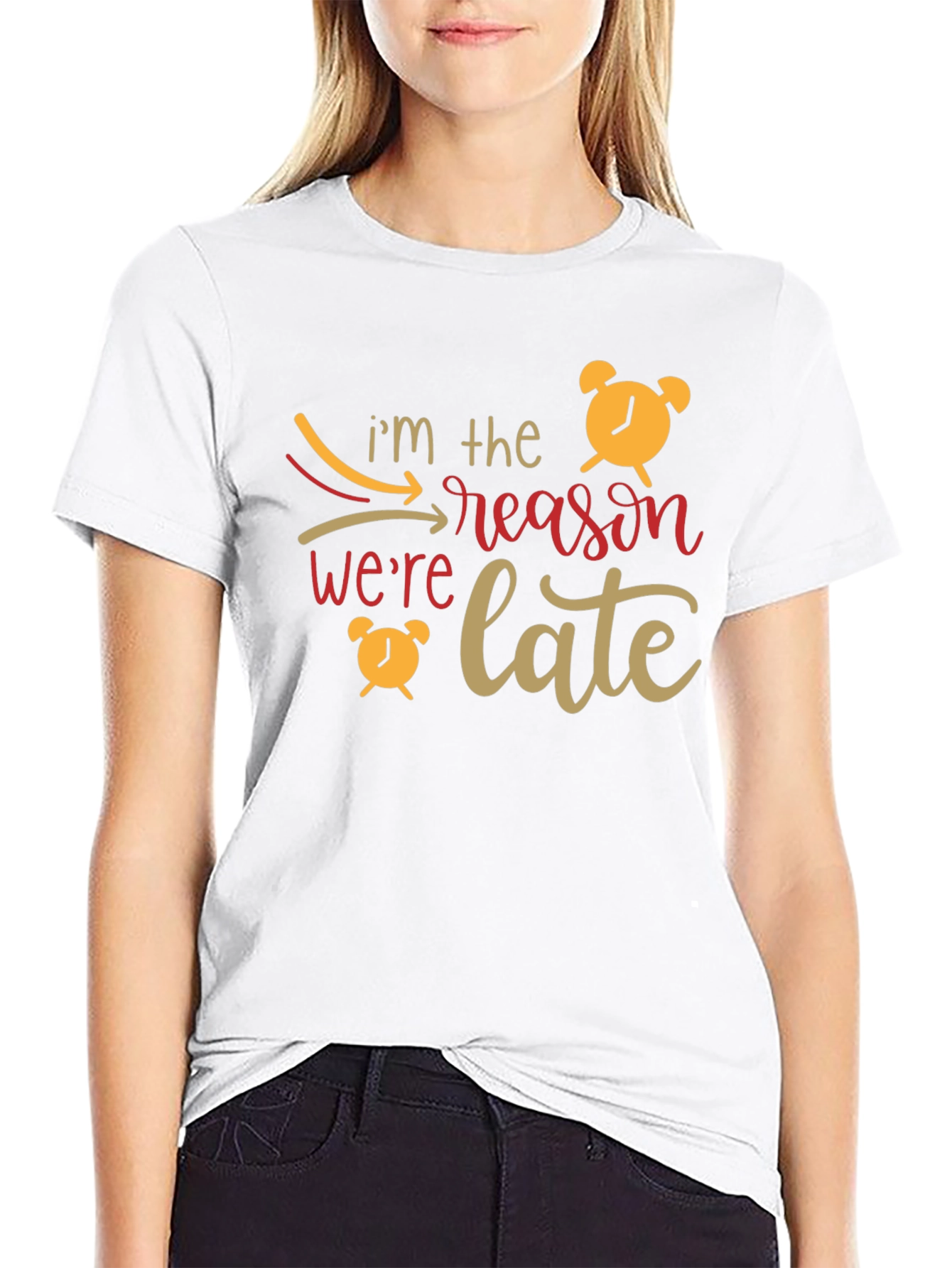 Im the Reason Were Late Graphic Tee