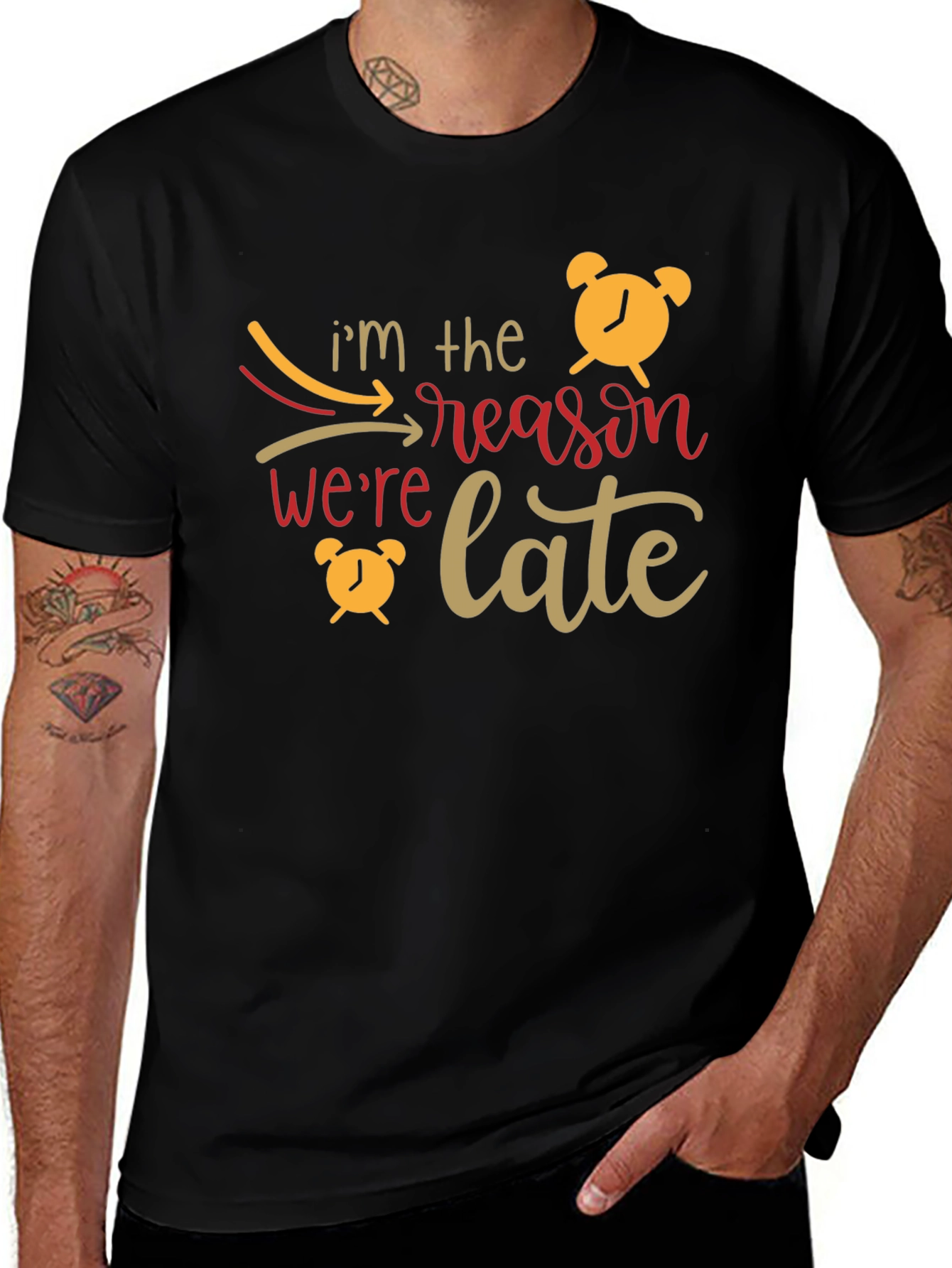 Im the Reason Were Late Graphic Tee