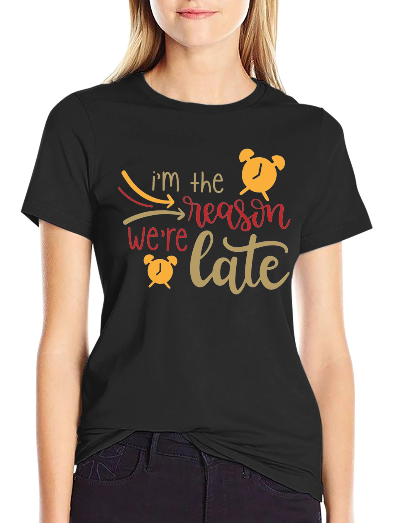 Im the Reason Were Late Graphic Tee