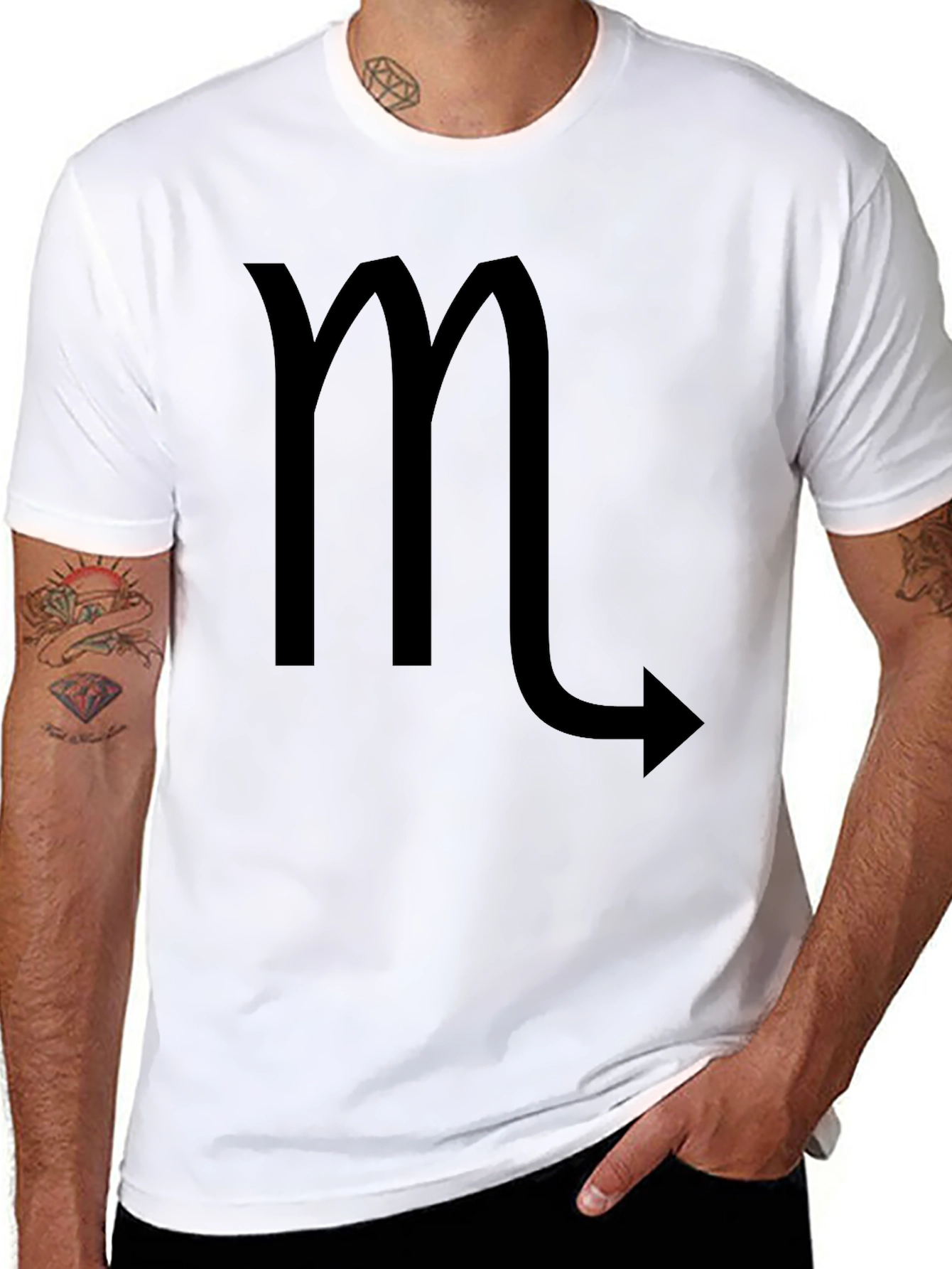 Scorpio Zodiac Sign Black T-Shirt