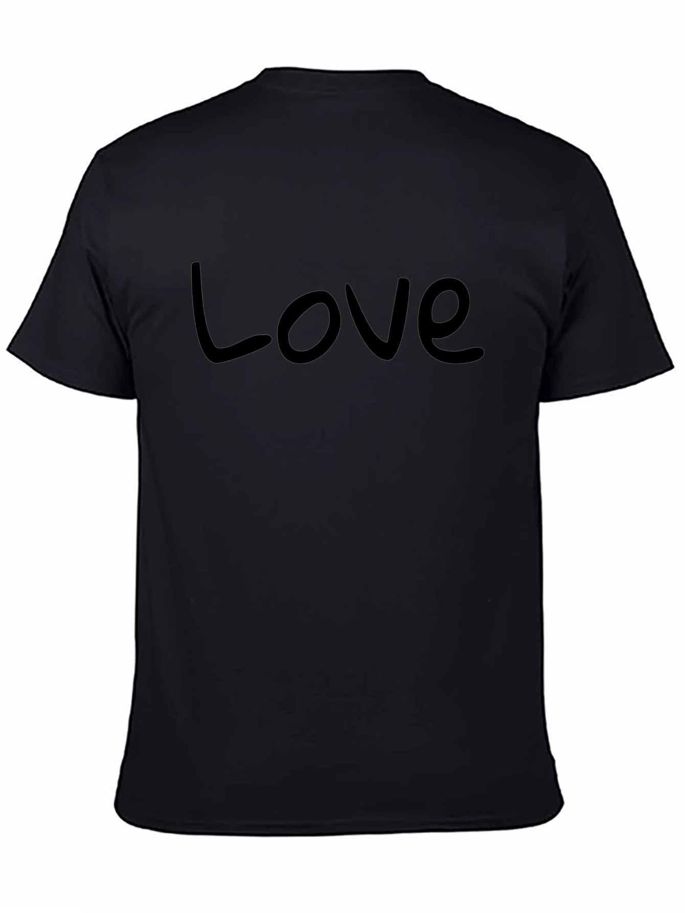Love Black T-Shirt - Stylish & Comfortable