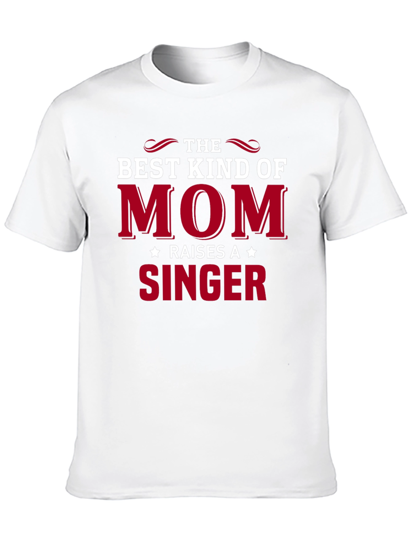 Best Kind of Mom Raises a Singer Black T-Shirt