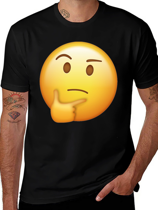 Thinking Emoji Graphic T-Shirt