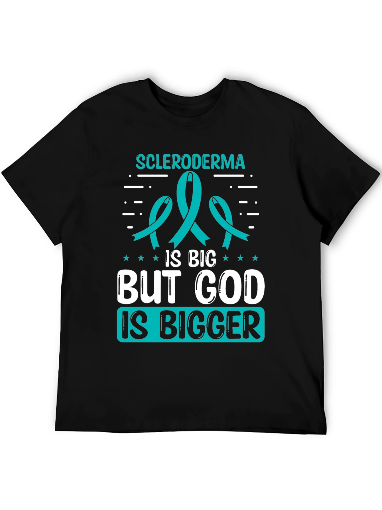Scleroderma Awareness T-Shirt - God Is Bigger