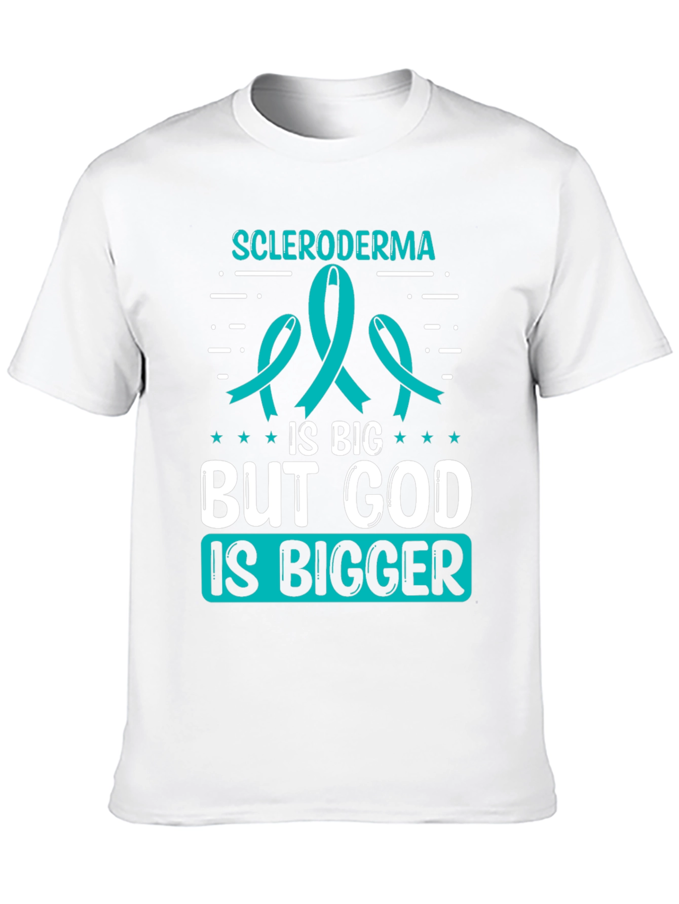 Scleroderma Awareness T-Shirt - God Is Bigger