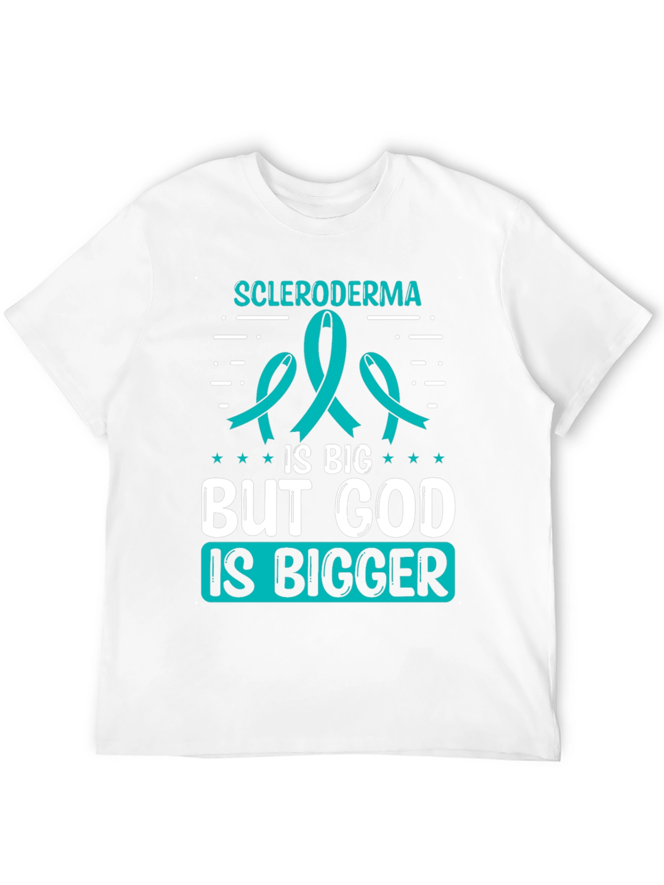 Scleroderma Awareness T-Shirt - God Is Bigger