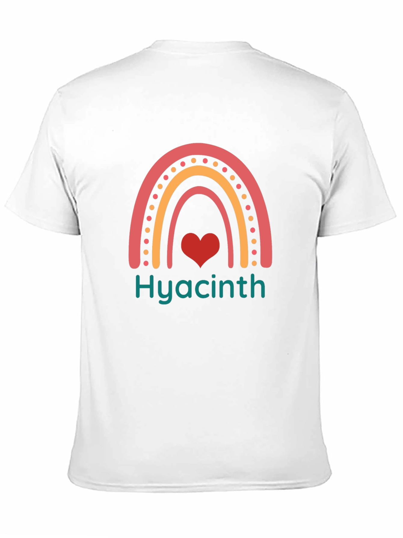 Hyacinth Rainbow Heart Tee - Stylish Comfort