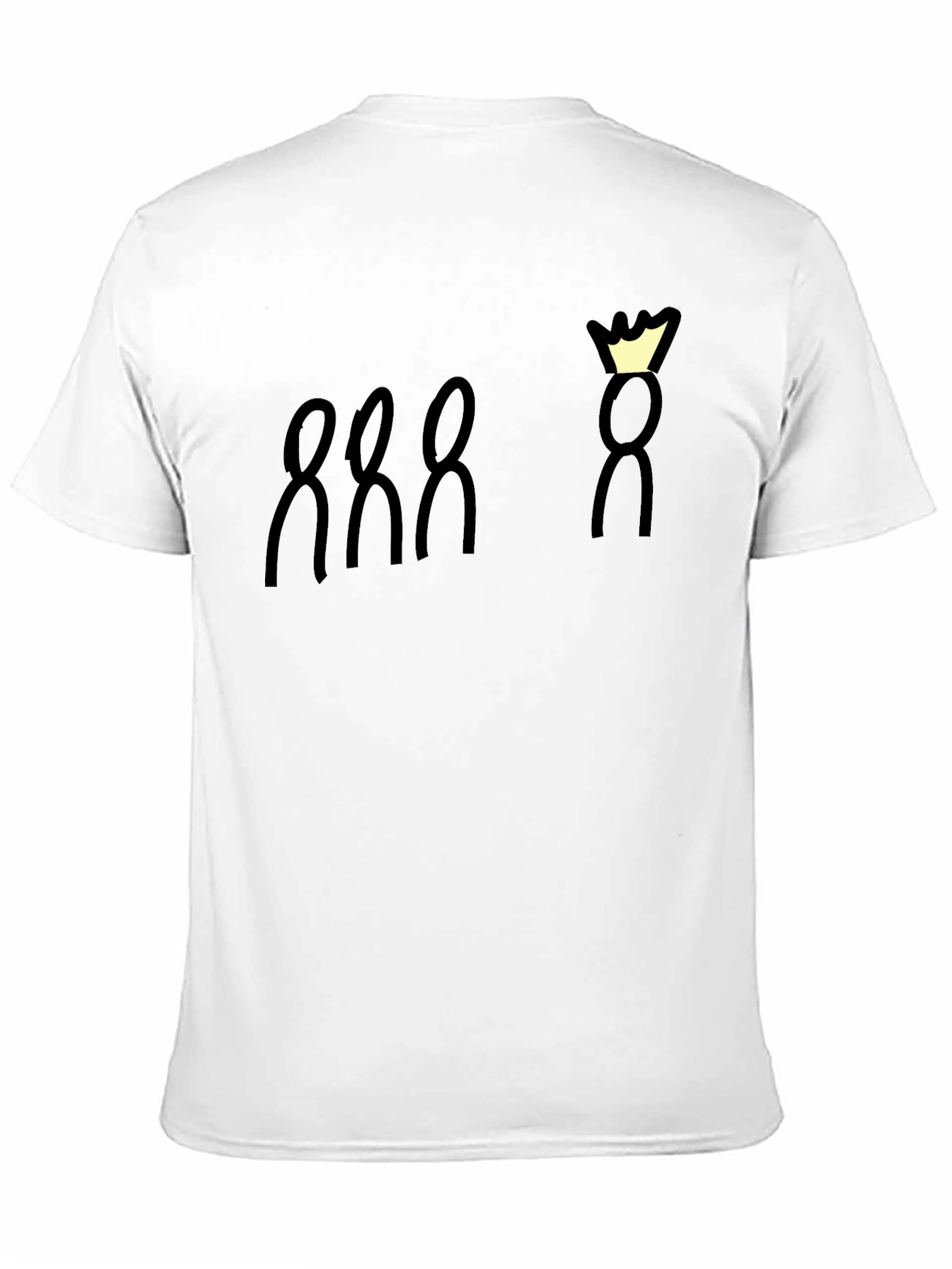 King and His Loyal Subjects Black Graphic Tee