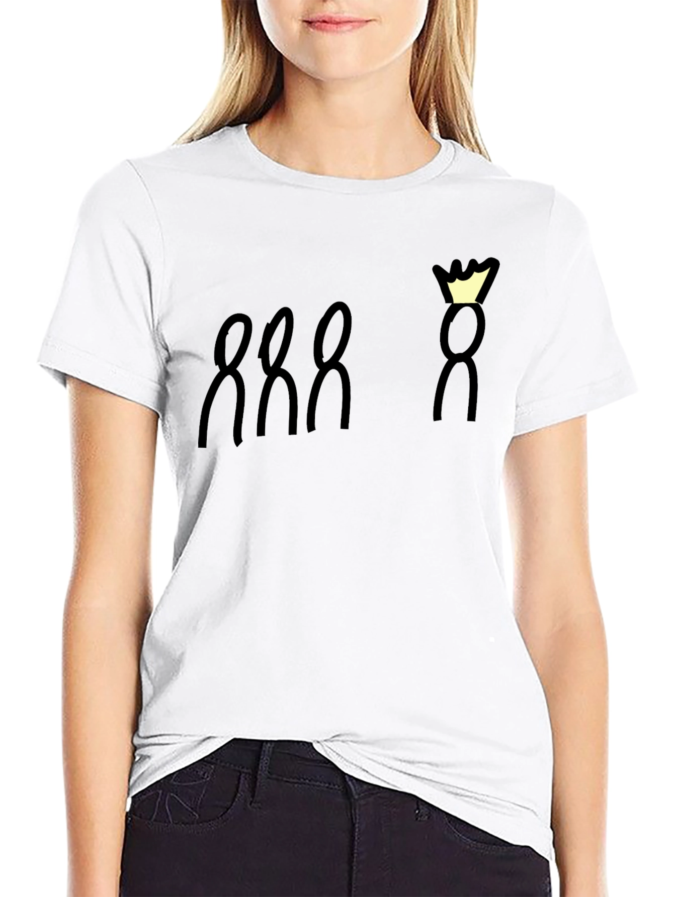 King and His Loyal Subjects Black Graphic Tee
