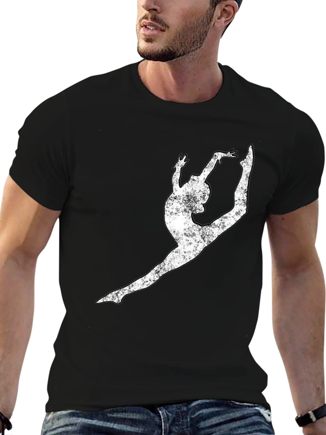 Gymnast Silhouette Tee - Athletic Style