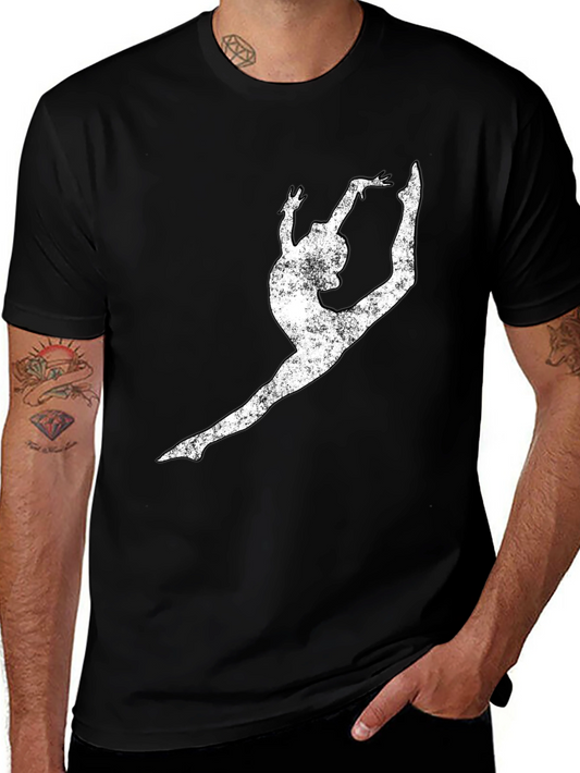 Gymnast Silhouette Tee - Athletic Style