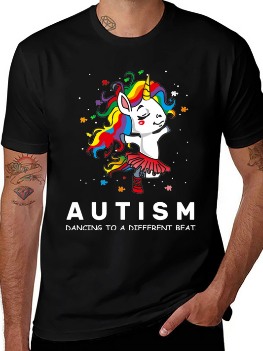 Autism Awareness Unicorn Dancing T-Shirt