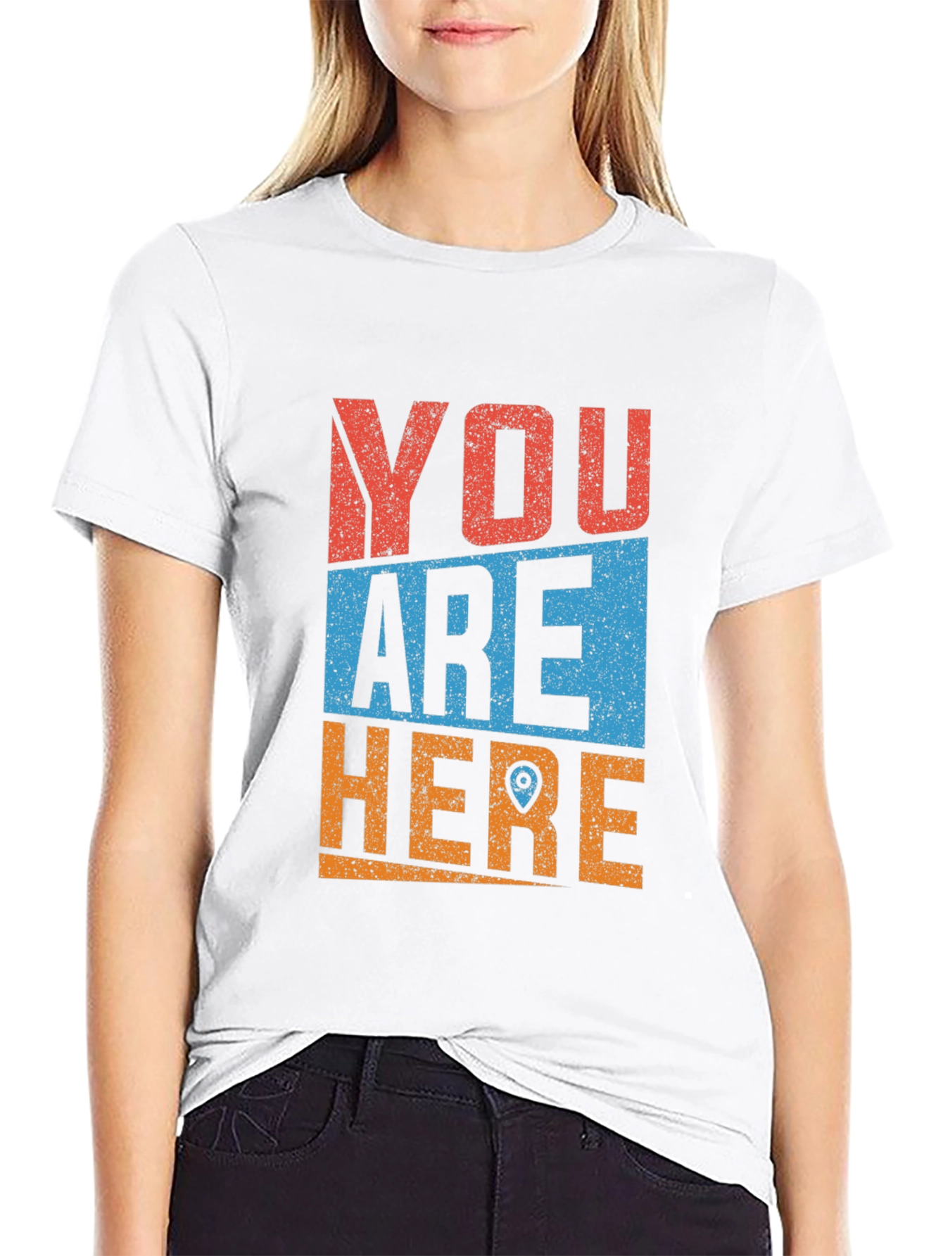 You Are Here Novelty Graphic Tee