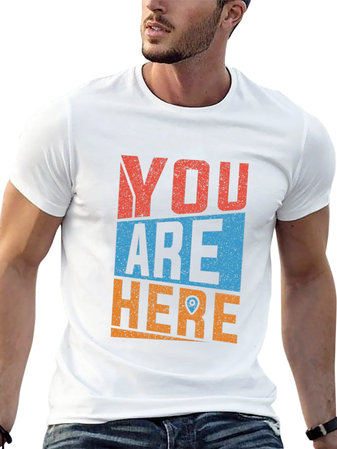 You Are Here Novelty Graphic Tee