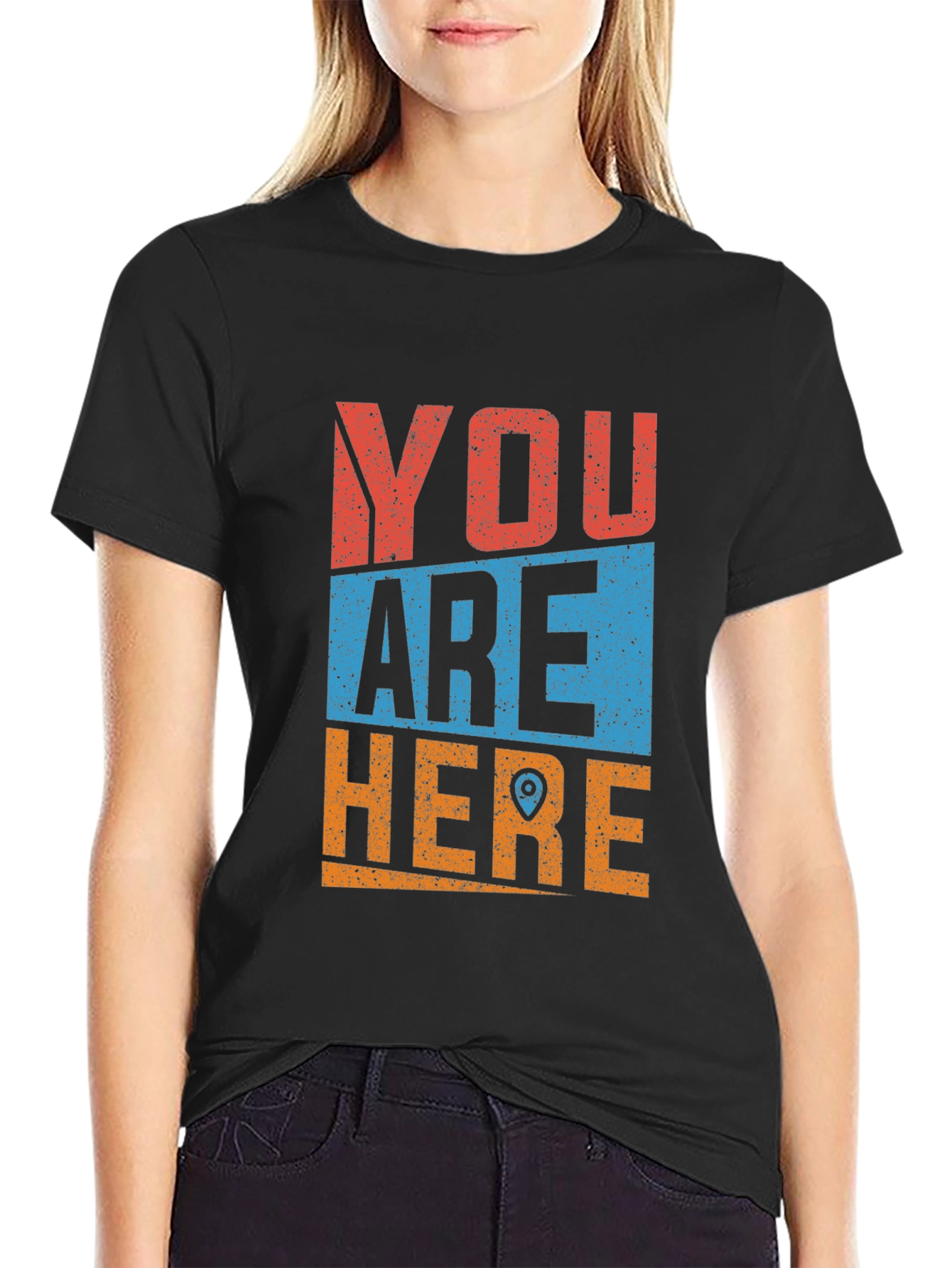 You Are Here Novelty Graphic Tee
