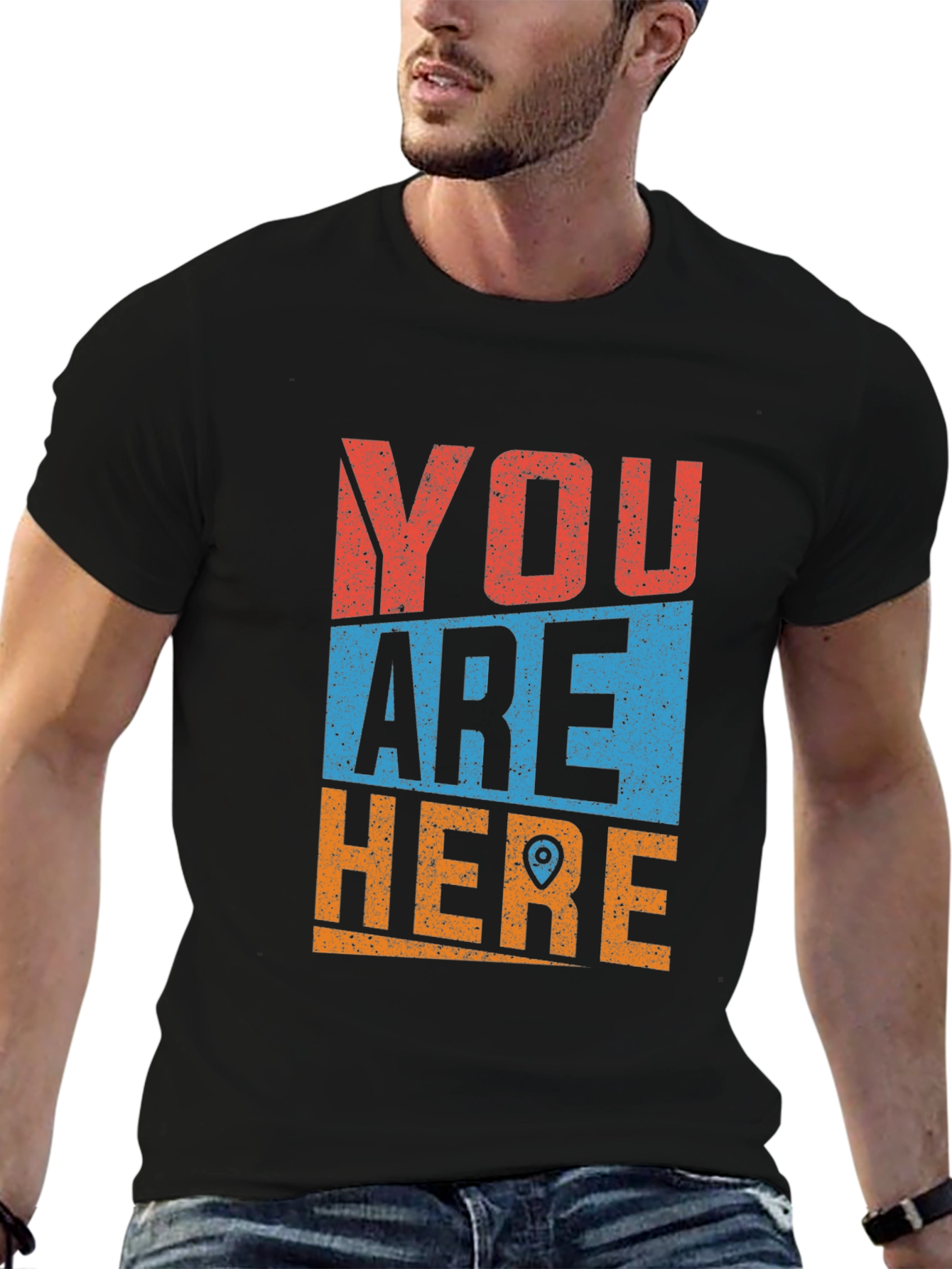 You Are Here Novelty Graphic Tee