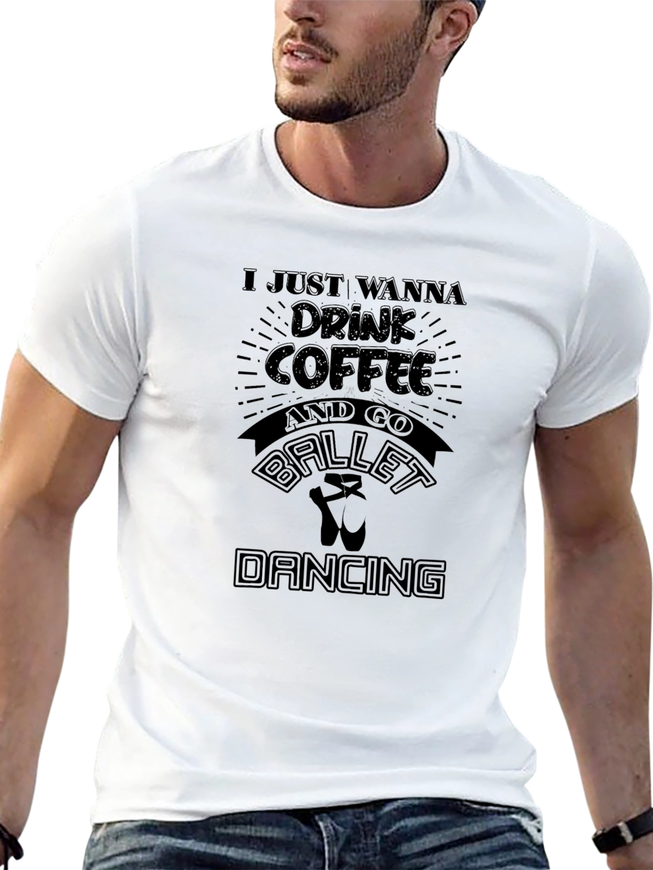 Coffee Ballet Dancing Graphic T-Shirt